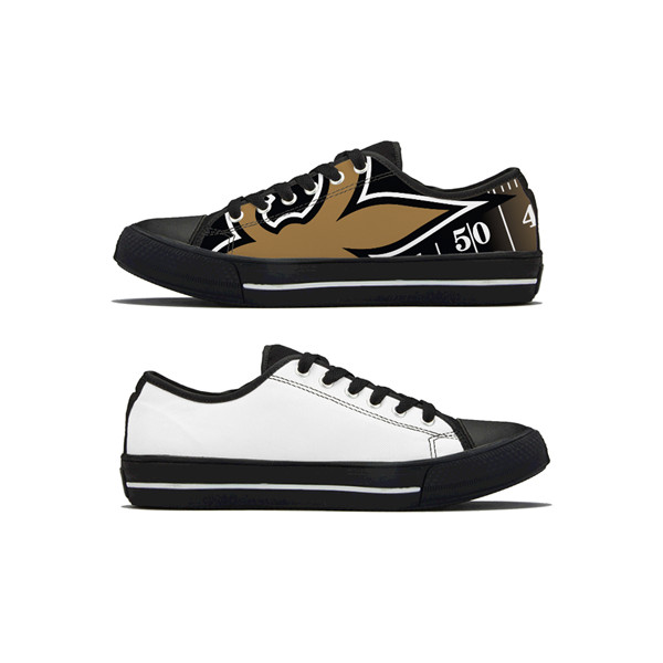 Men's New Orleans Saints Low Top Canvas Sneakers 002